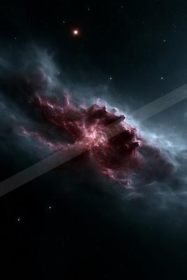 A moody sky scene of starry sky.
