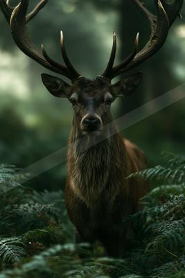 A moody wildlife photo of wildlife.