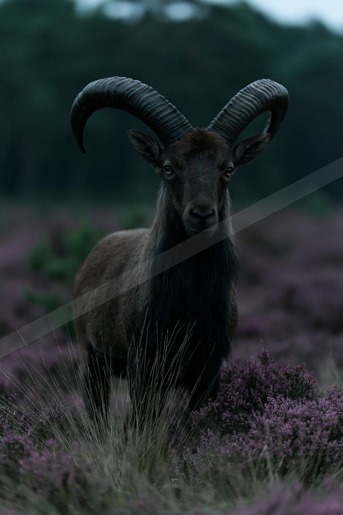 A black-and-white moody wildlife photo of wildlife.