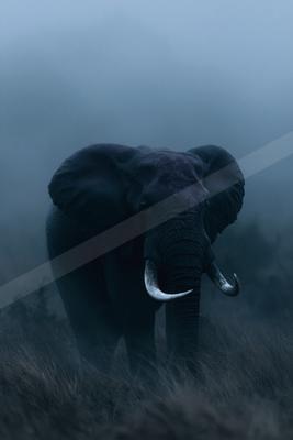 A moody wildlife photo of wildlife.
