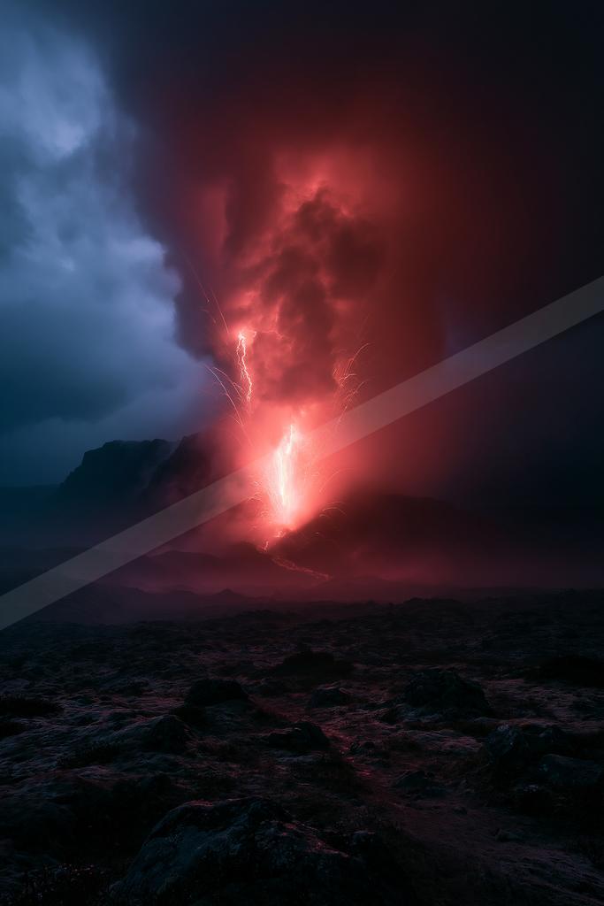 A dramatic sky scene of storm.