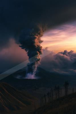 A moody sky scene of clouds.
