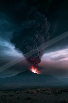 A dramatic sky scene of storm.