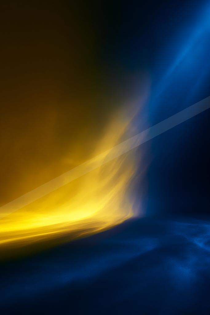 A golden hour still life of abstract texture, waterfall.