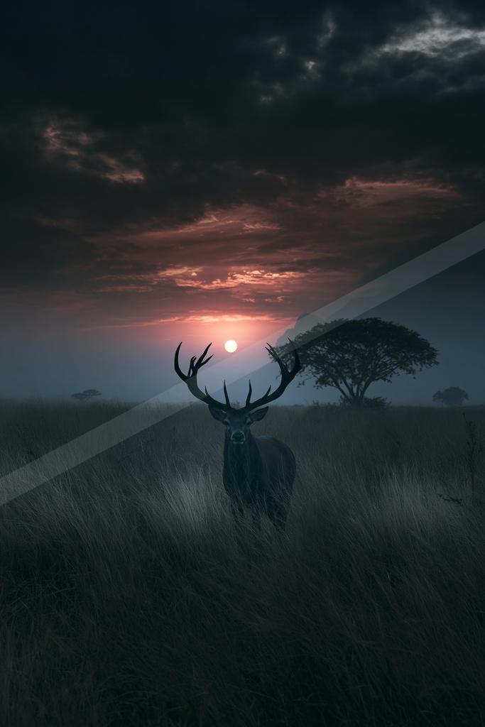 A moody wildlife photo of wildlife.