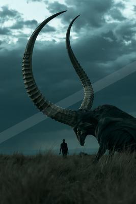 A black-toned moody photograph of gazelle, impala, hartebeest.