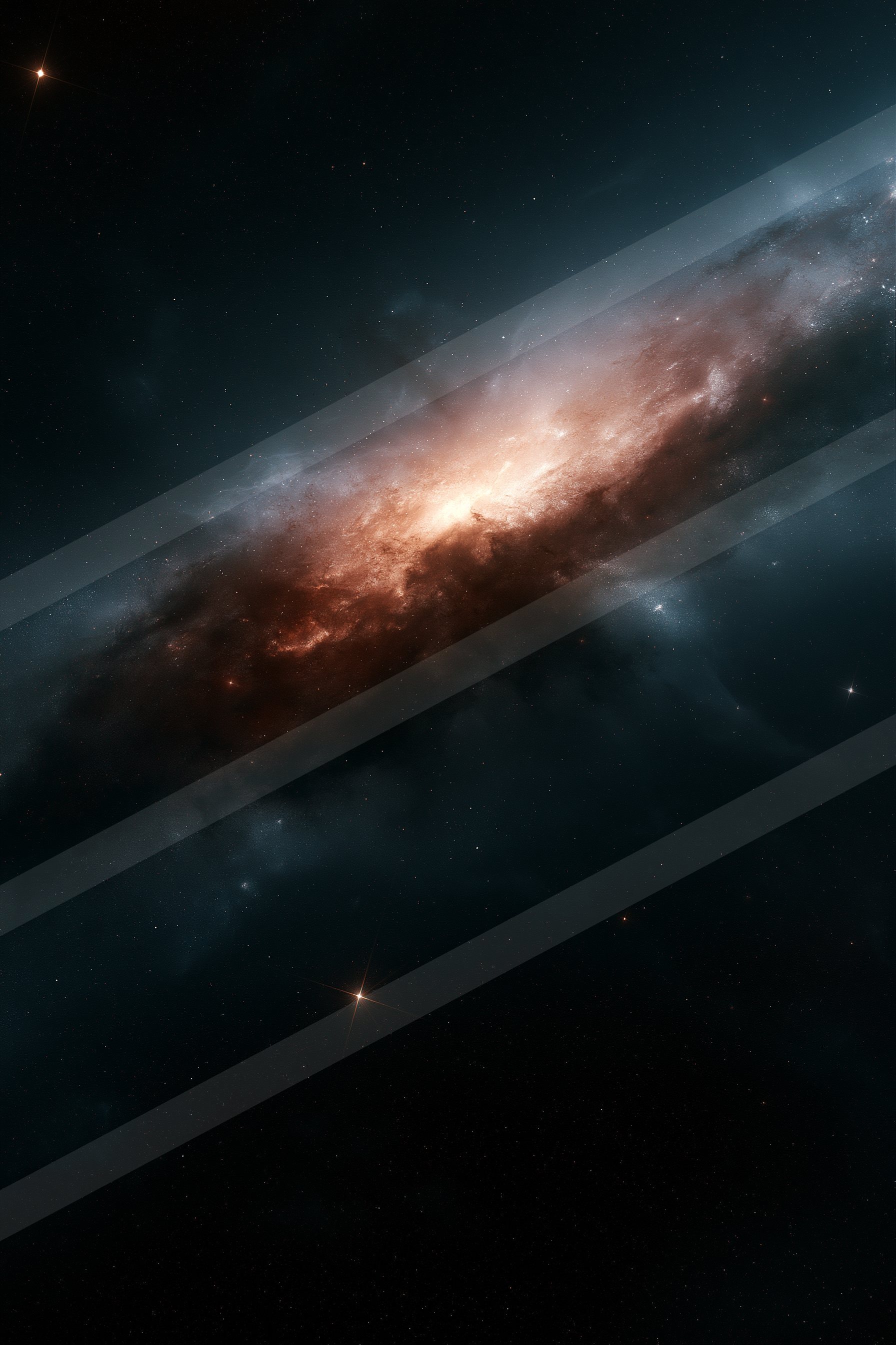 A vibrant spiral galaxy with swirling clouds of gas and dust, illuminated by bright stars against the vast darkness of space.