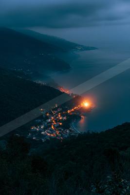 A moody landscape of valley.